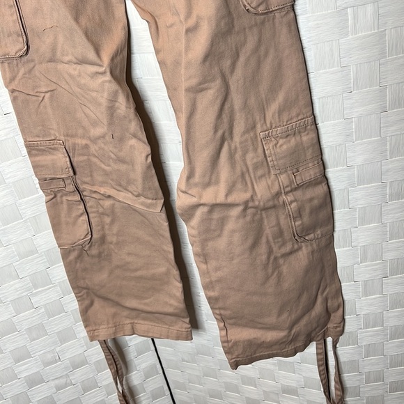 VINTAGE Cargo Pants Baggy Jeans Women Fashion 90s Streetwear Pockets Wide Leg - Picture 9 of 9